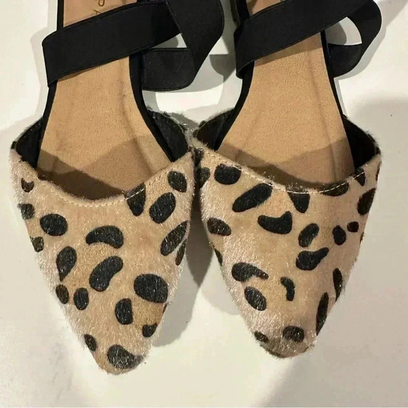 Rampage PARYSS Leopard Flat Zip Back Women's Shoes Size 7.5 - Picture 2 of 10